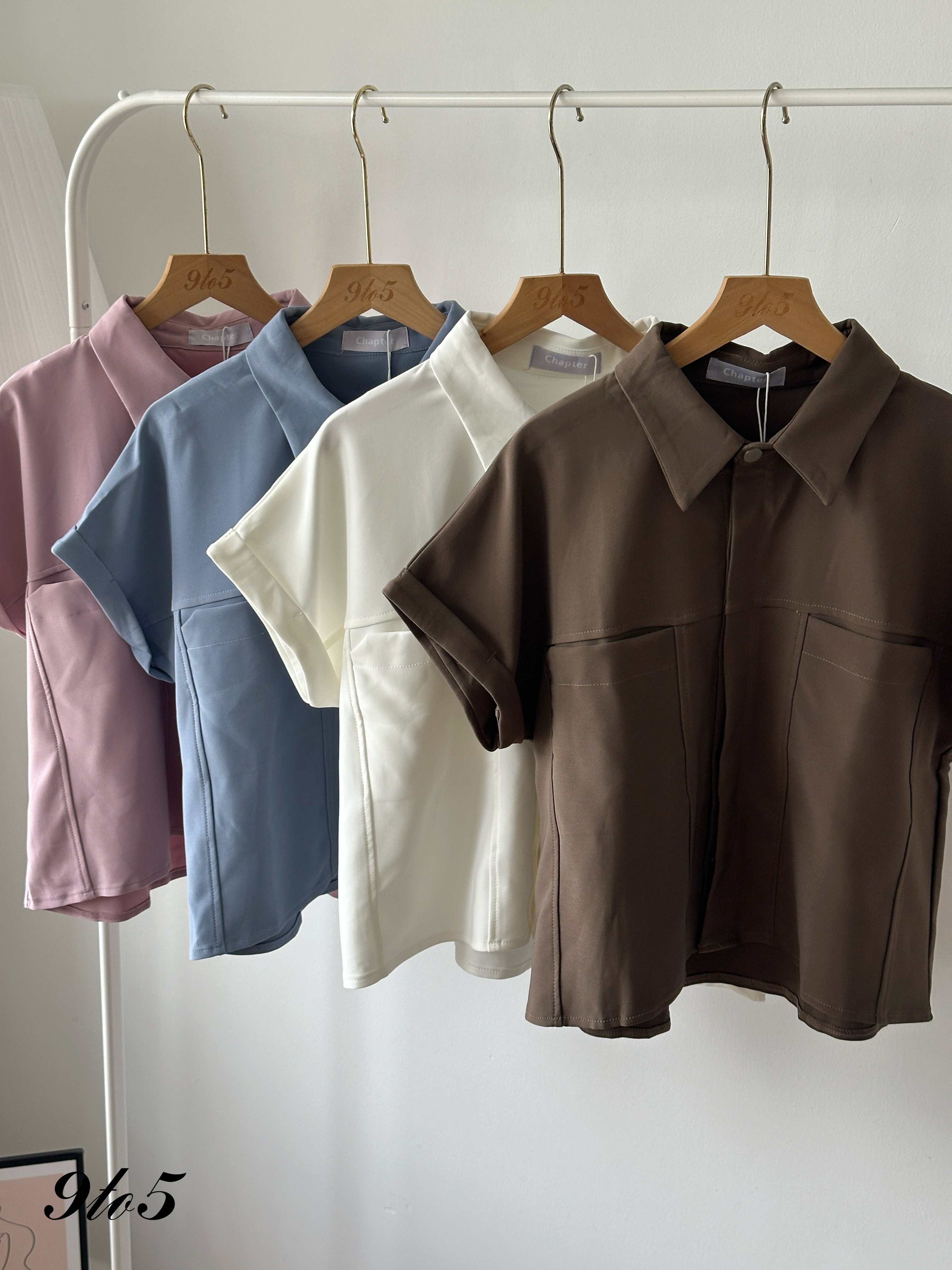 T4318 Cape Sleeve Shirt - 4 Colors 