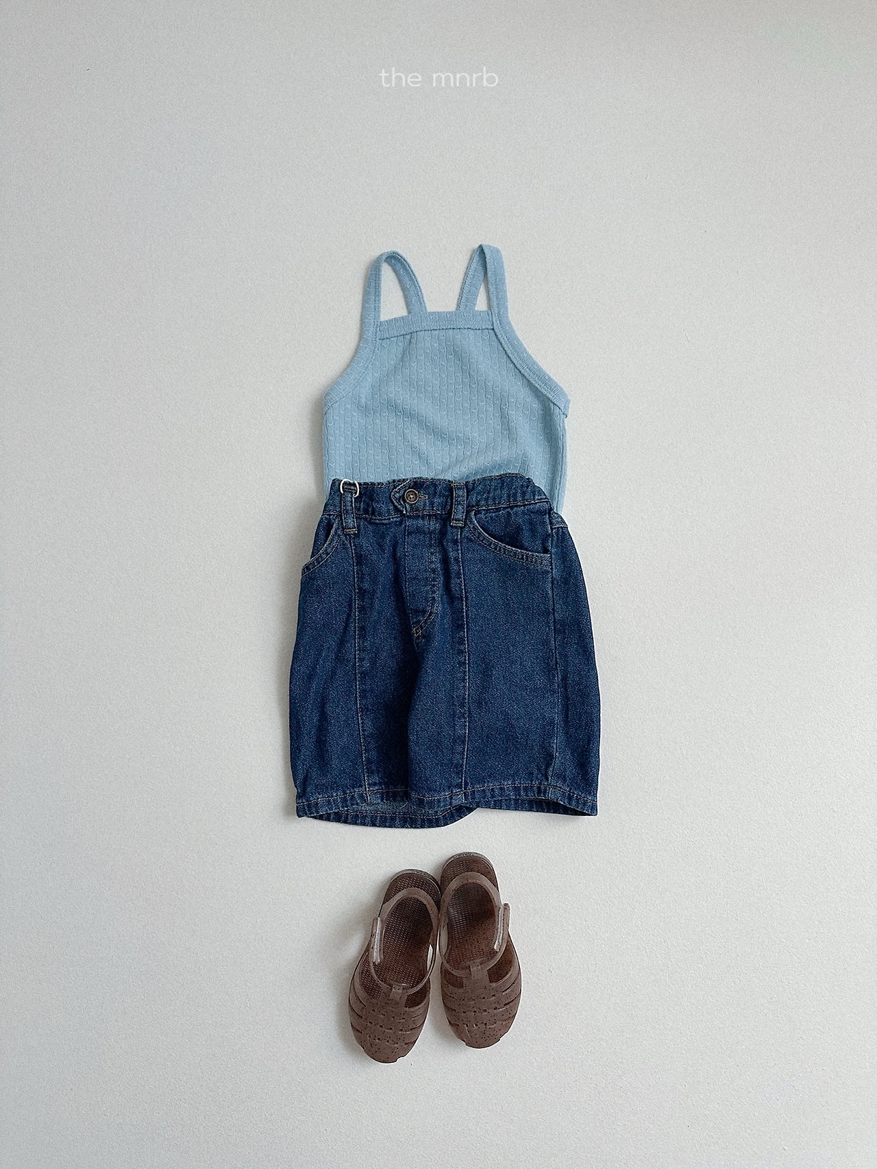 Minirobe | cotton sleeveless (Blue L90-100)