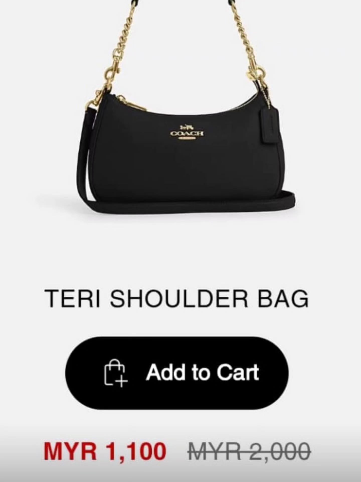 🇯🇵Coach Teri 25 腋下斜挎包