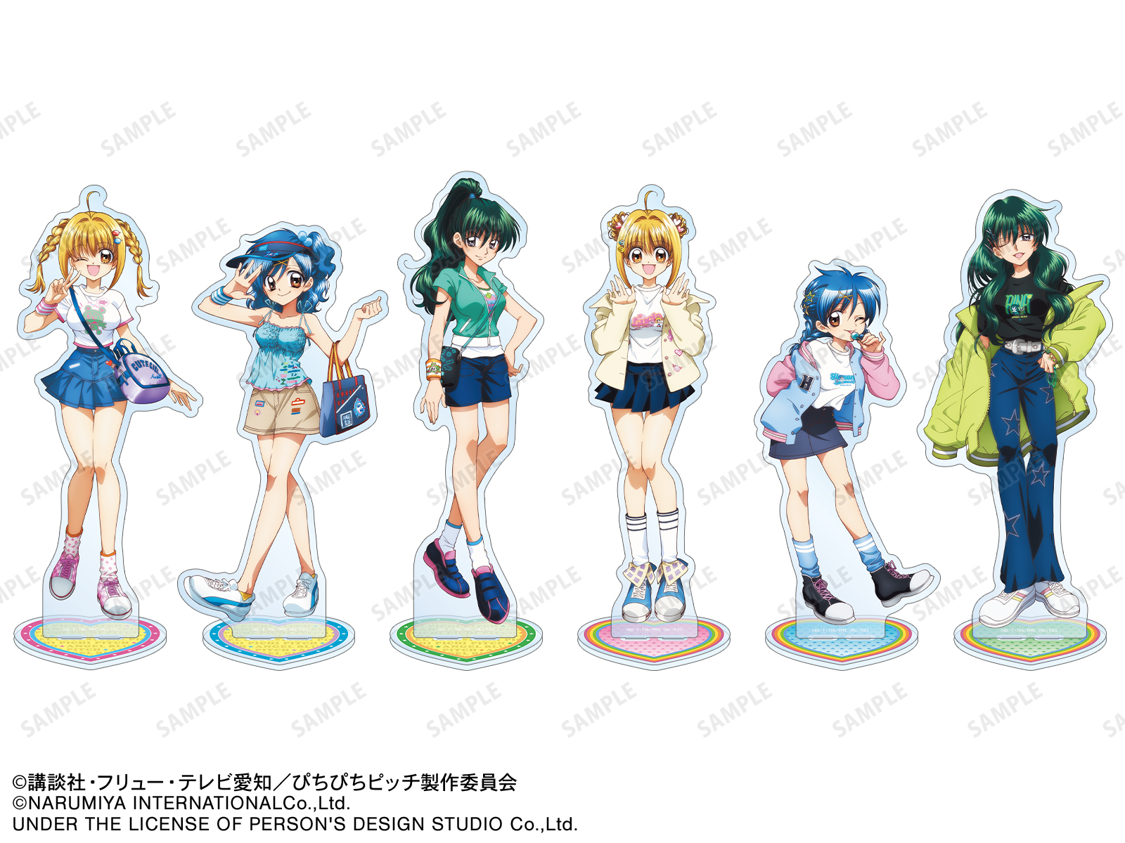 《Pre-Order》特大 Acrylic Stand｜唱K小魚仙 Pichi Pichi Pitch X ANGEL BLUE (26PP13-P)