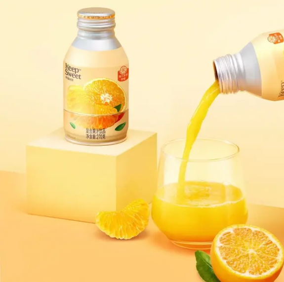 keepsweet 恬蜜光年 爆汁多肉柑橘 複合果汁飲品 橙汁 270g*15瓶 平行進口