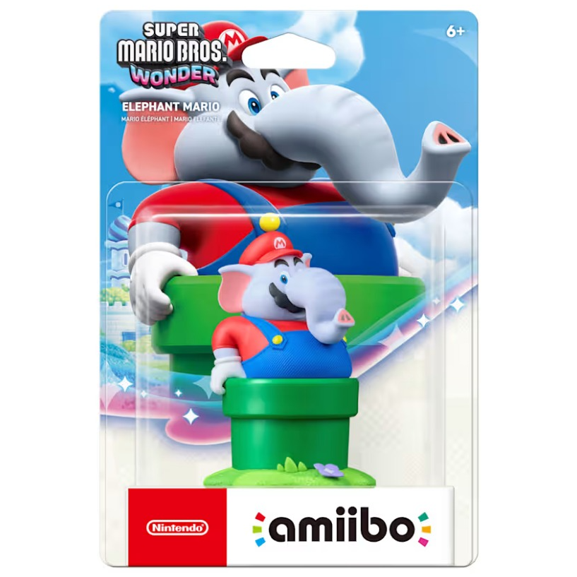 AMIIBO 超級瑪利歐兄弟驚奇 (大象瑪利歐) / Super Mario Bros. Wonder (Elephant Mario)  AMII-0933
