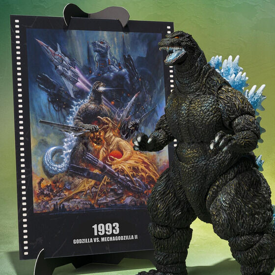 (預訂訂金 $200) (總價 $653) (魂限) Bandai S.H.MonsterArts 哥斯拉 對戰 機械哥斯拉 哥斯拉 -電影海報套裝- (行版) Godzilla vs. Mechagodzilla Poster Coloring Ver.  -Movie Graphic Plus-