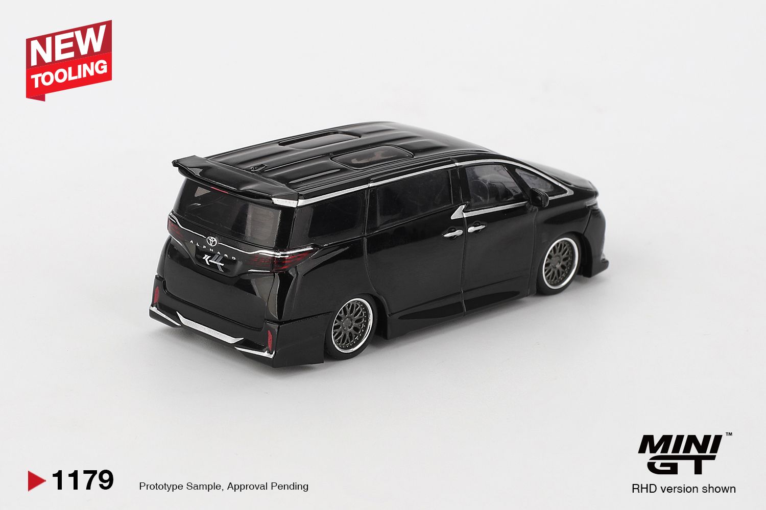 Mini GT 1/64 Toyota Alphard 40 KUHL Black - MGT01179-BL