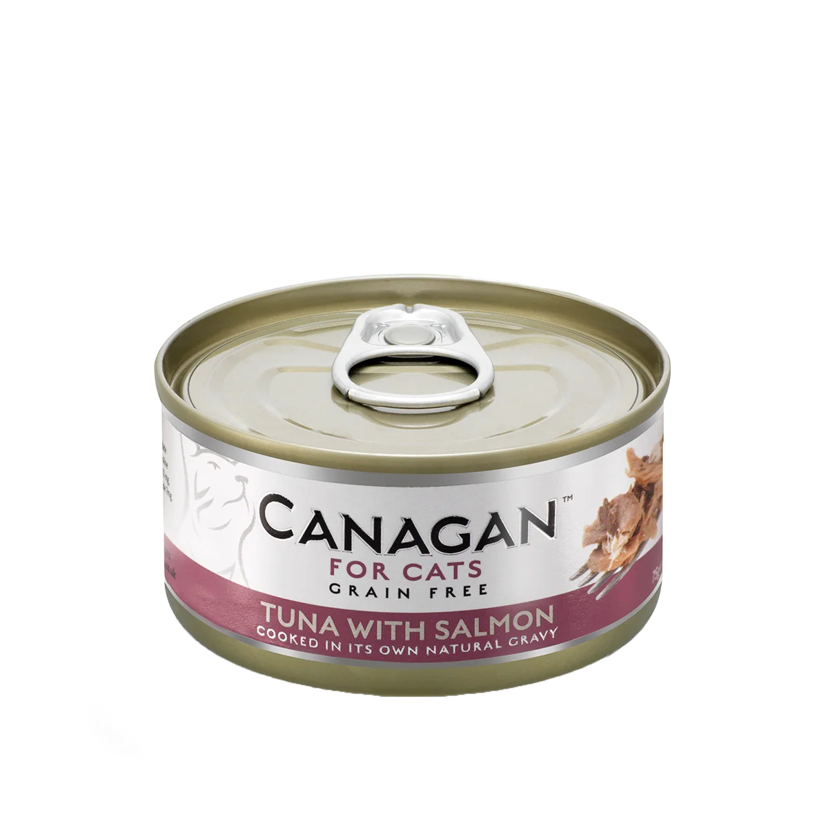 CANAGAN 原之選 吞拿魚伴三文魚配方 貓罐頭 75g