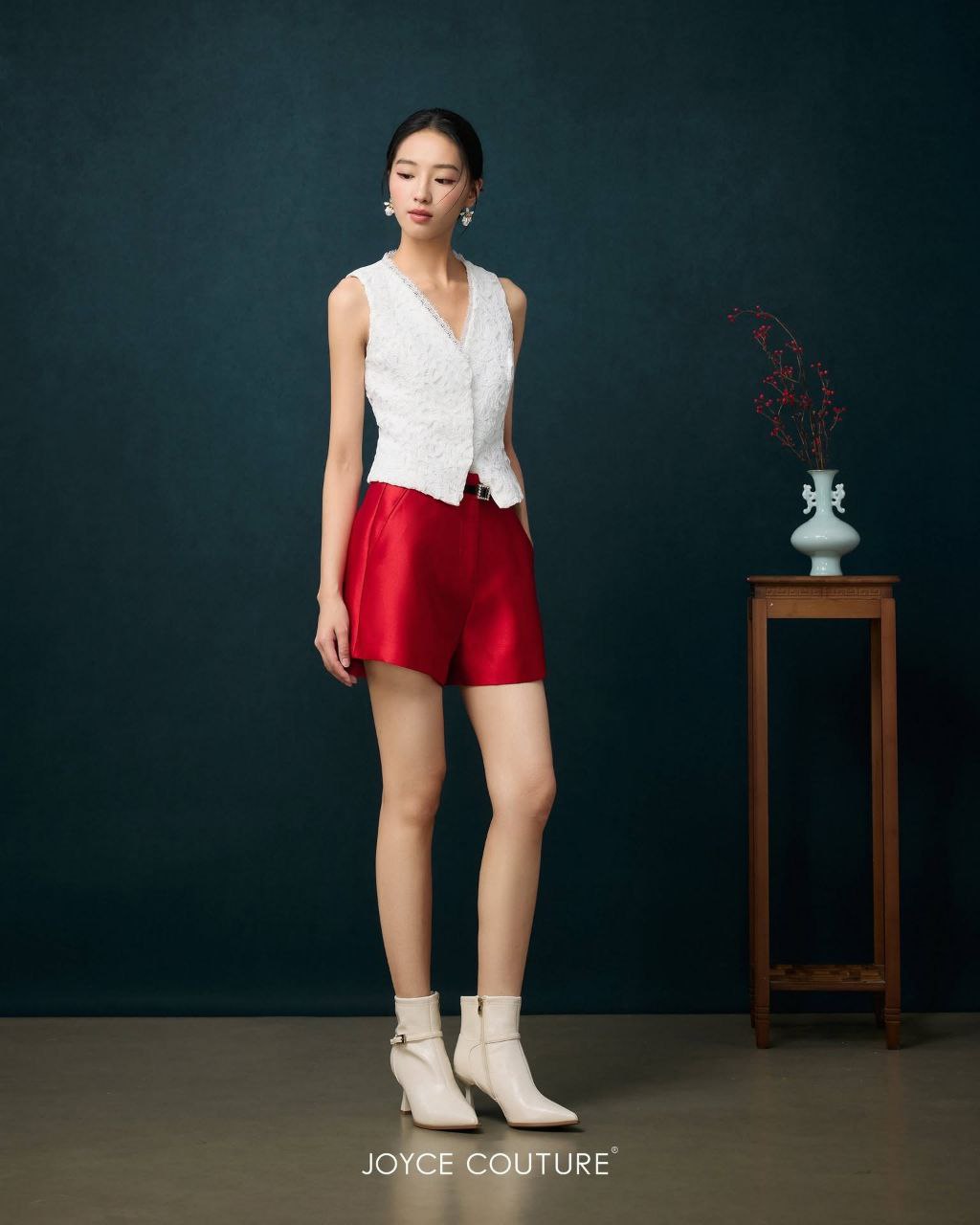 欧根纱百塔短裤 P0090