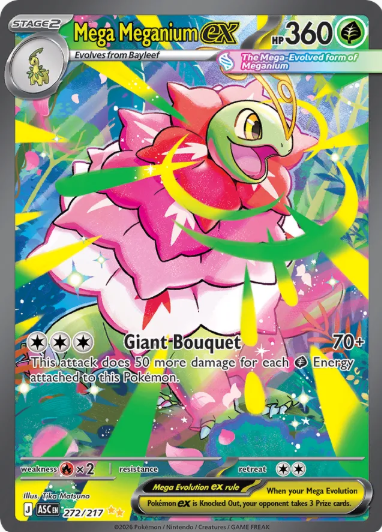 Pokemon TCG Mega Evolution—Ascended Heroes - Mega Meganium EX-272/217