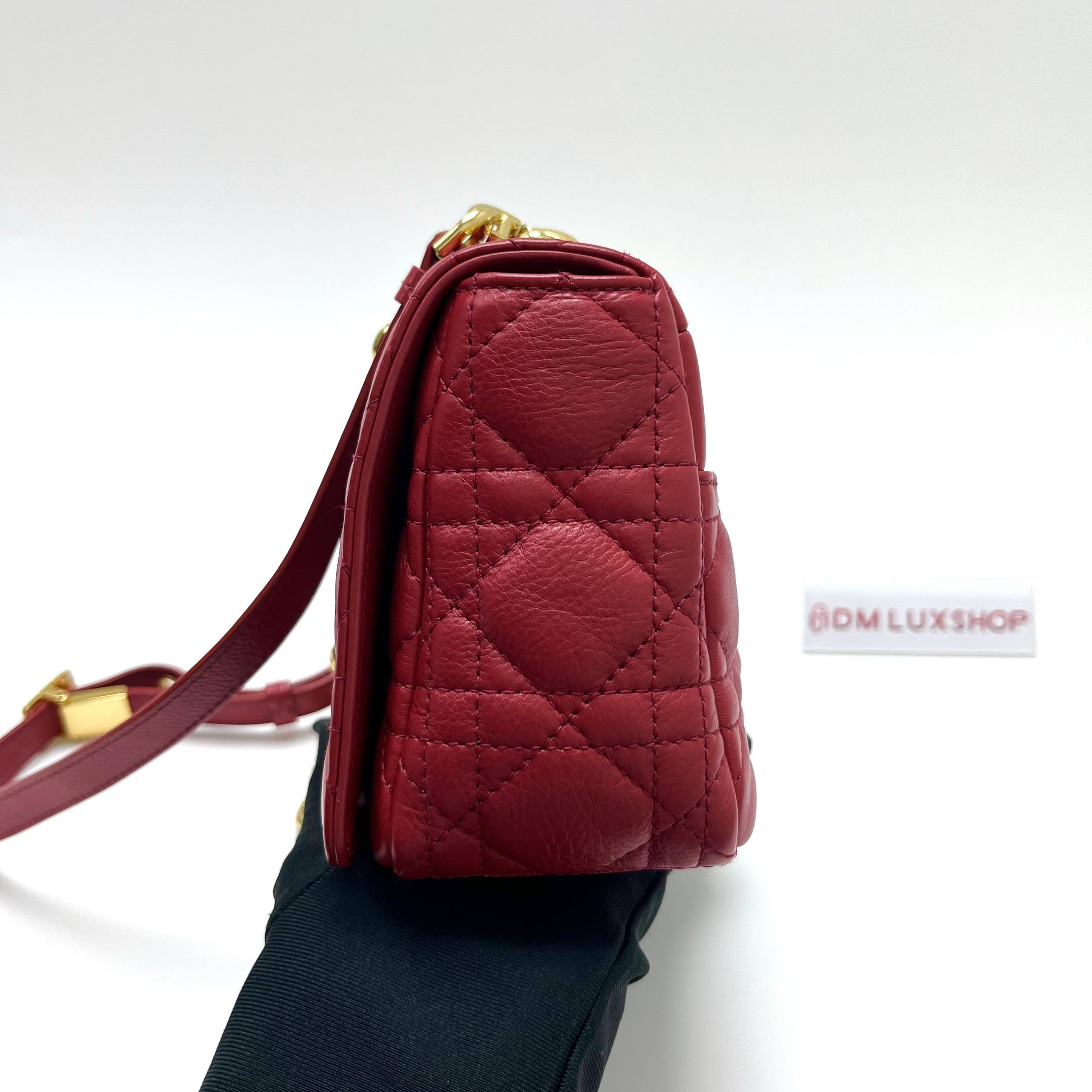 Dior Small Caro Bag Red GHW