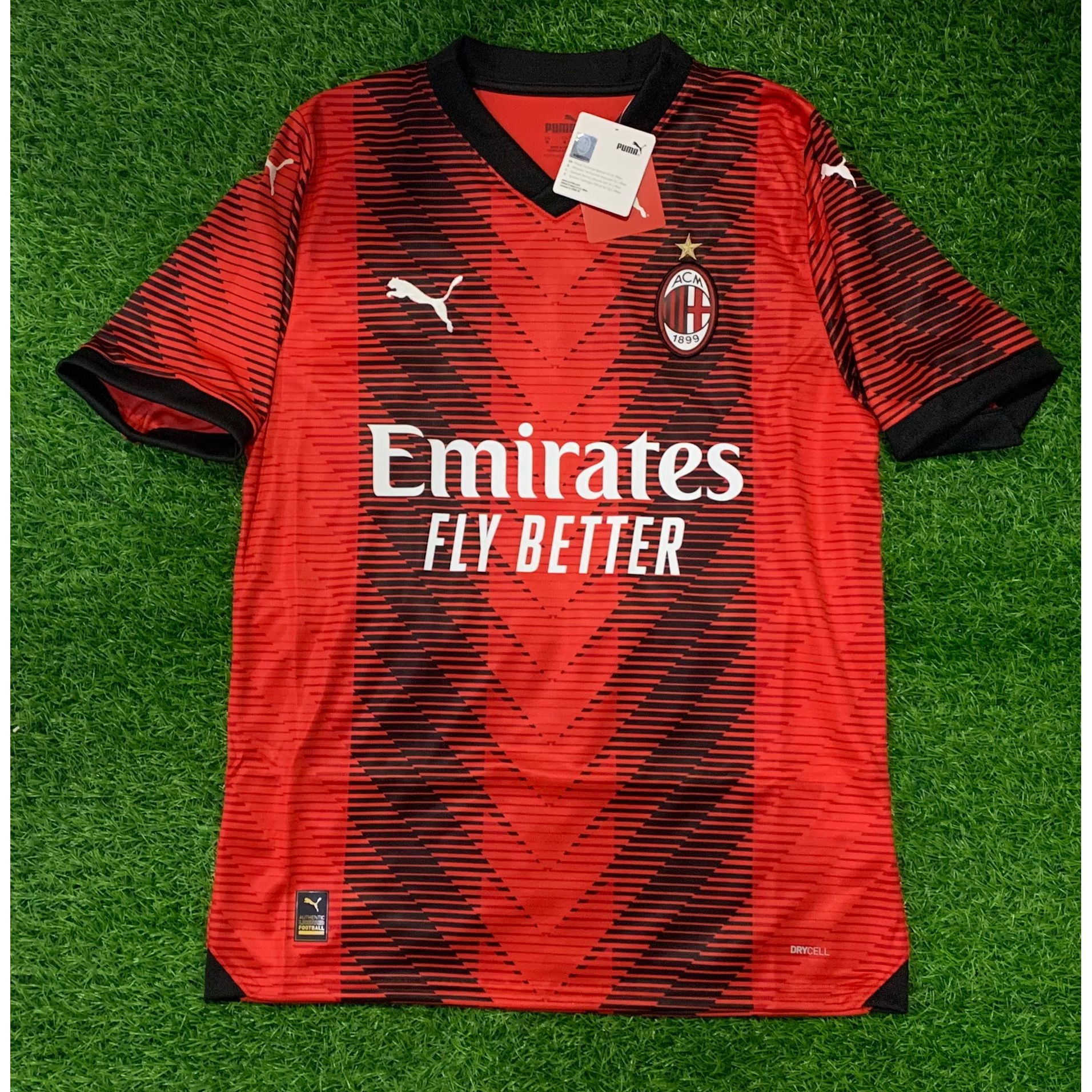 2023-24 AC米蘭 主場 球迷版 短袖