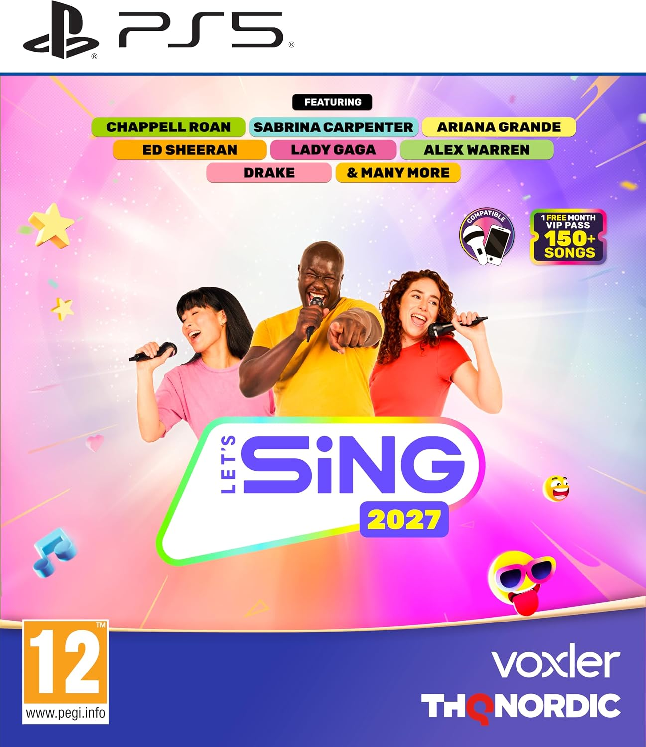 【預售 3/11】PS5 Let's Sing 2027【2 Mic Bundle】英文  (英文封面) PO1040