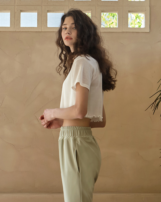 預購_DEVI-T0018  New Wave Holic Crop by Devi wear