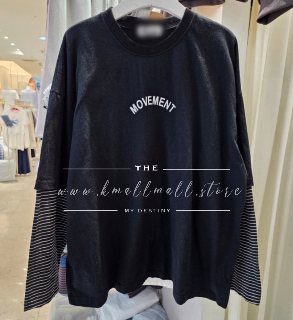  🍂初秋預訂✅ 假兩件英文字Tee
