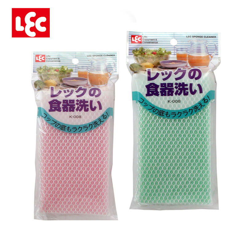 K-008 / LEC 清潔海綿 (食用具)(混色)