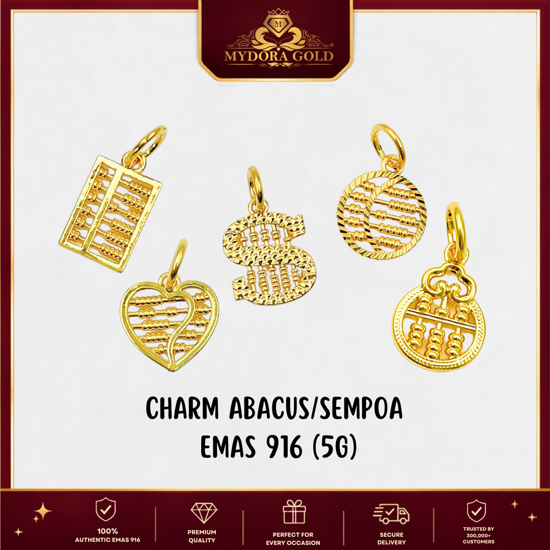 MYDORA Charm Abacus/Sempoa (5G) l EMAS 916/22K