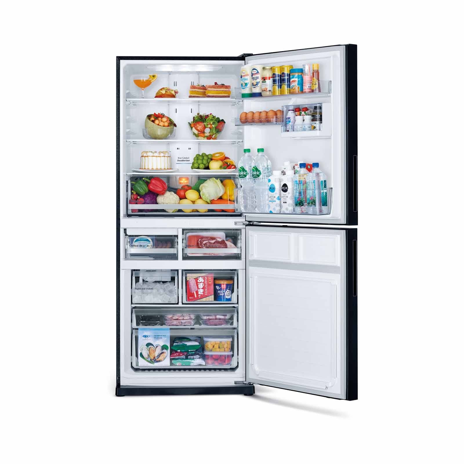 MITSUBISHI MR-HGS52EXGWHP 2 DOOR BOTTOM FREEZER ( 423L)