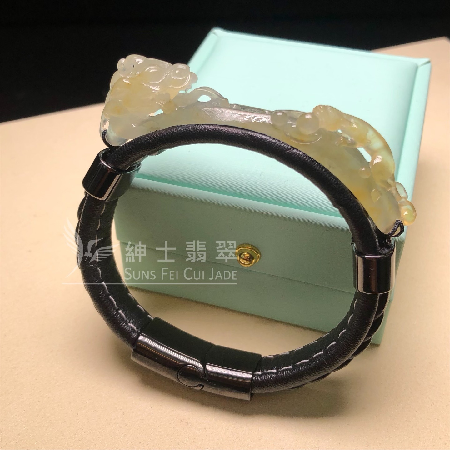 冰黃望子成龍皮手繩