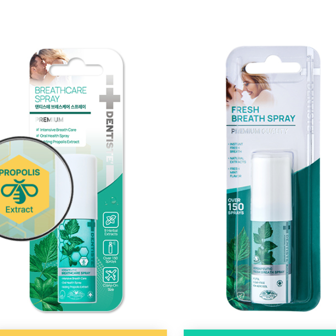 韓國直送 Dentiste 草本 清新 口腔噴霧 2款選｜Fresh Breath / Breath Care Spray