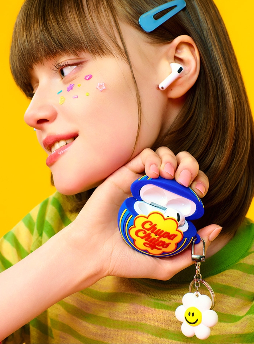 🍭 Wiggle Wiggle × Chupa Chups｜Airpods 4 Case