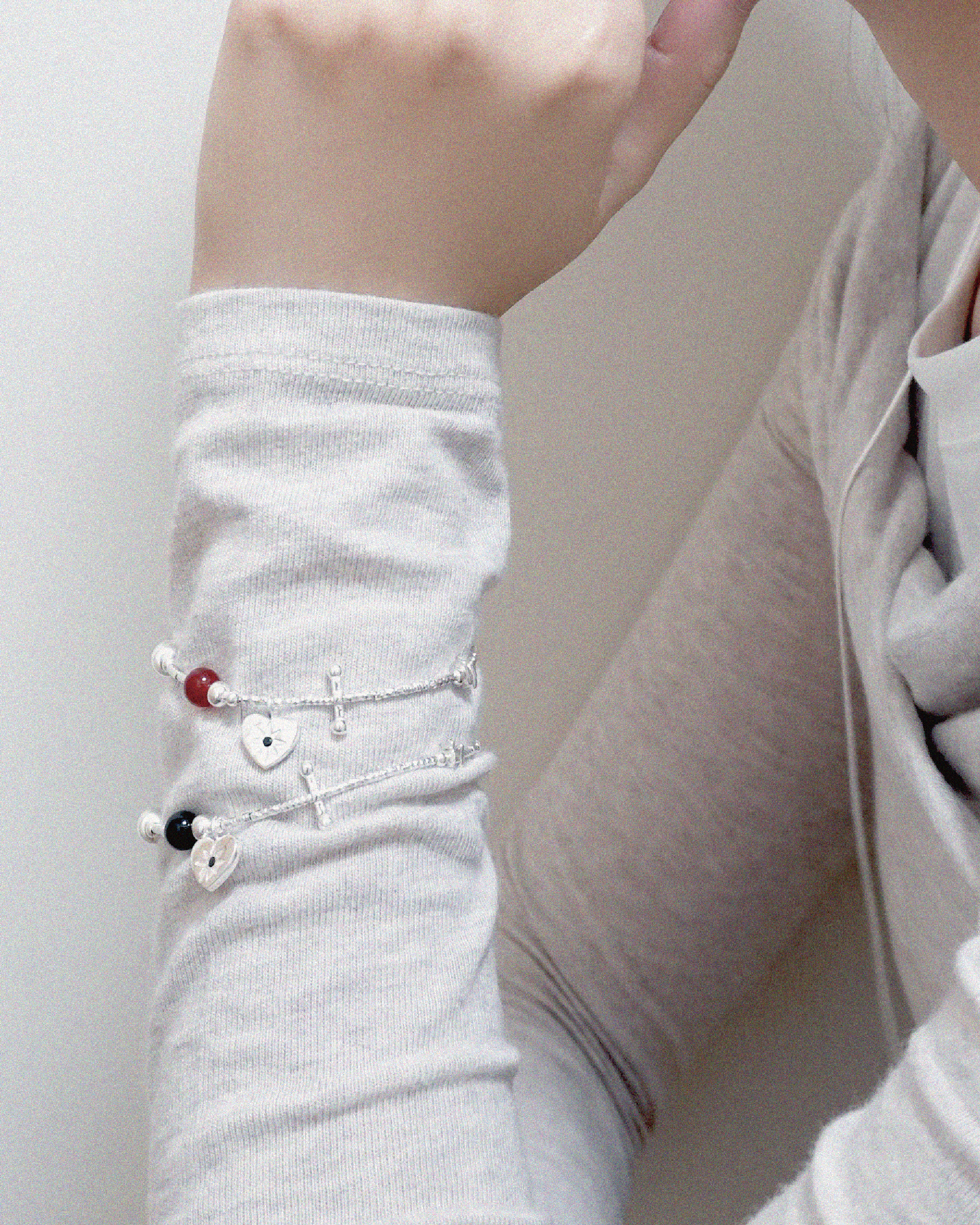 Agate Heart Drop Bracelet