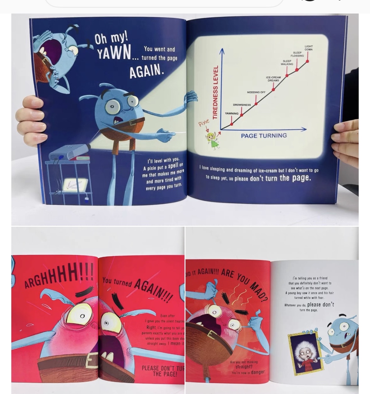 英文原版 Do Not Open These Books 不要打開這本書盒裝8冊，贈音頻 [1]插畫故事  [2]有趣機靈搞怪互動遊戲書  [3]文字口語化, 詞彙豐富幽默