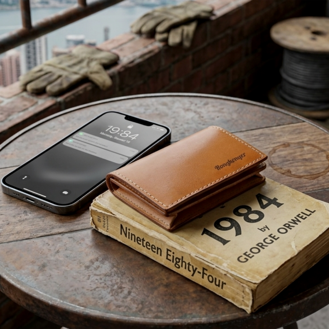 Hongkonger Leather Card Holder - 歲月質感系列 (Classic Tan)