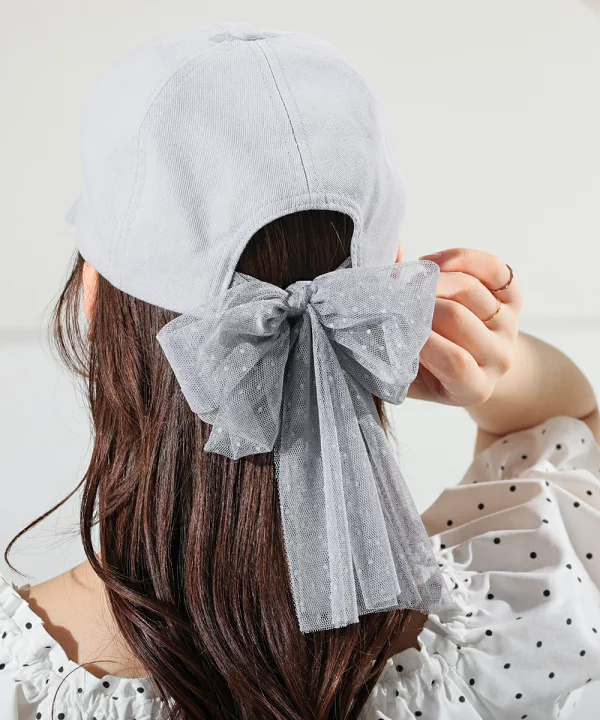 日本預訂📍日本百搭款背後蕾絲蝴蝶結Cap帽