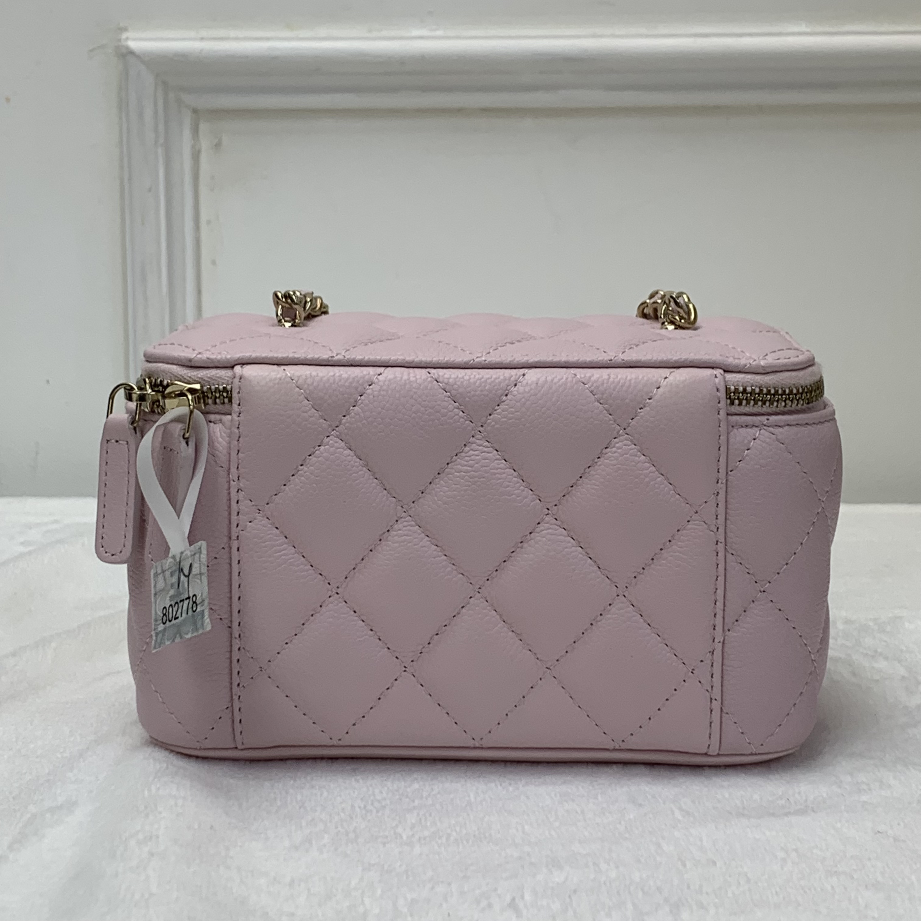 Chanel Long Vanity in Pink Caviar 淡粉化妝包