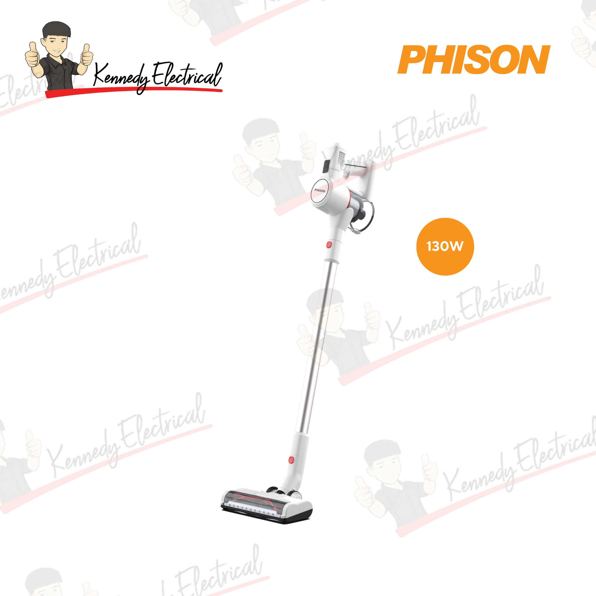 Phison 130W 2-In-1 Cordless Stick Vacuum PVC-9123