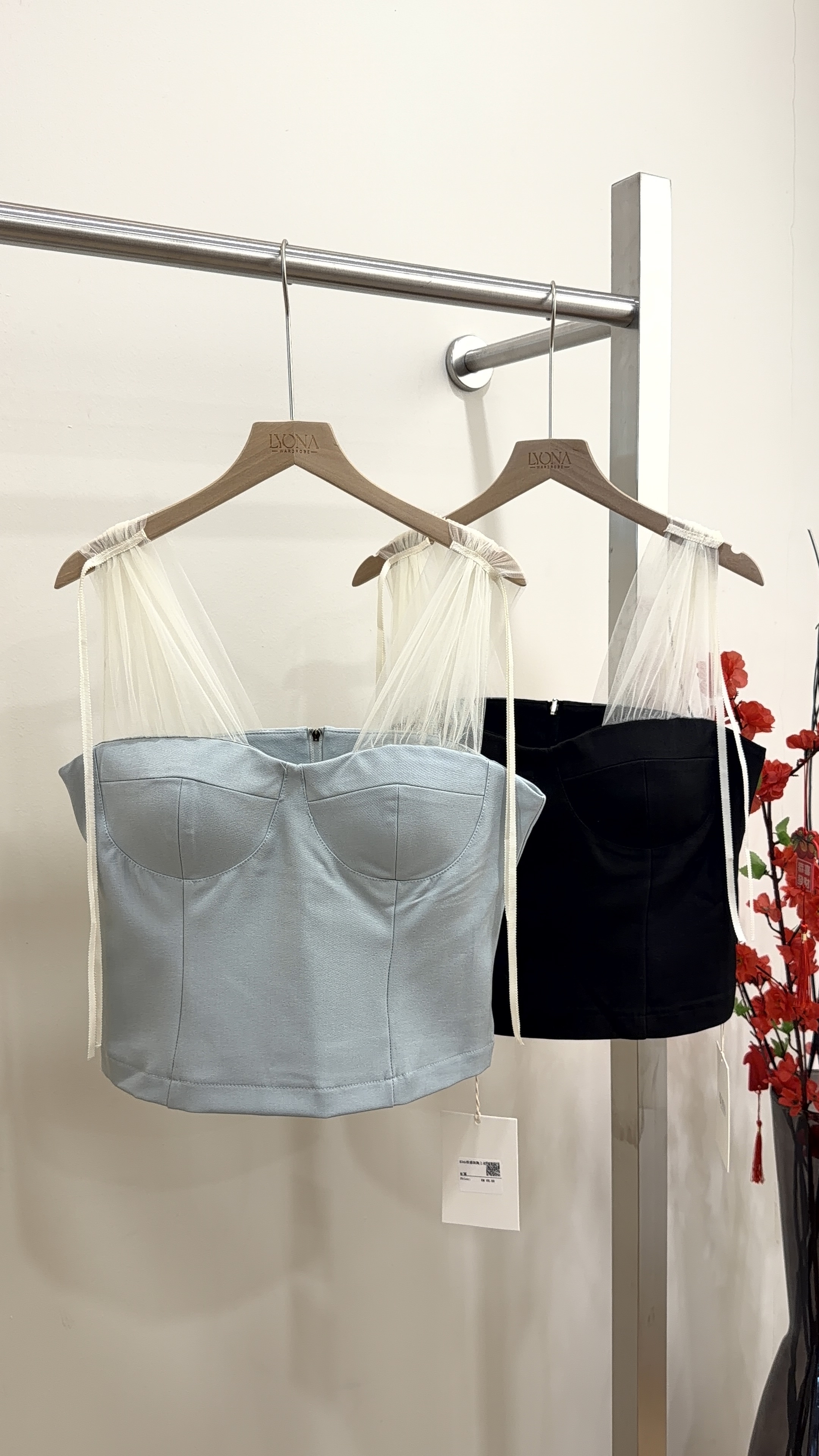 8345性感抹胸上衣