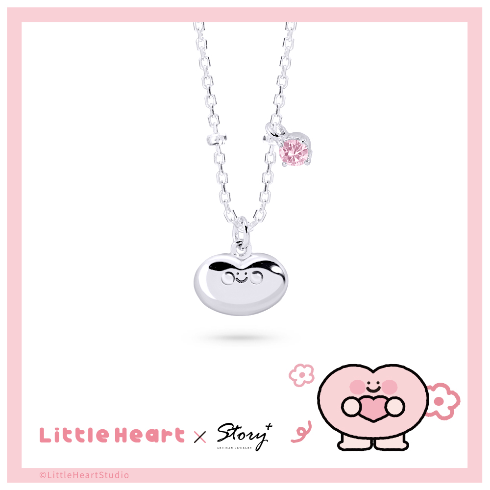 📦訂購 台灣限定 STORY 故事銀飾 Little Heart經典系列 小心臟晶鑽純銀頸鏈