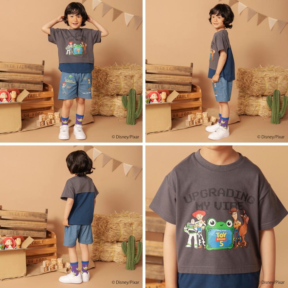 🆕【⭐訂購⭐】 🇯🇵日本直送🌀#ToyStory 《#玩具總動員》撞色疊層拼接短袖Tee［3款選］🌀[ELGA-0053][260811]