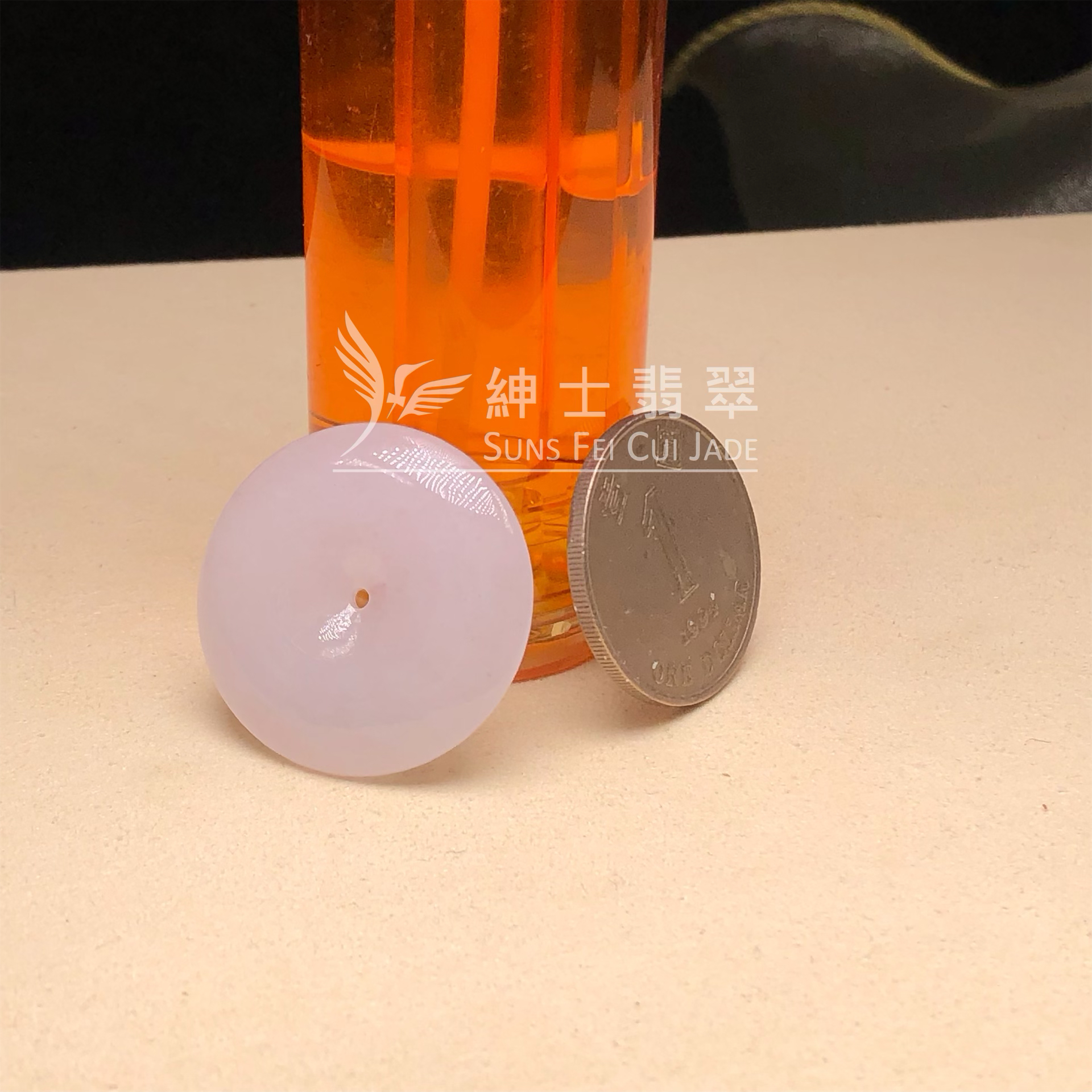  #B08575 白月光平安扣