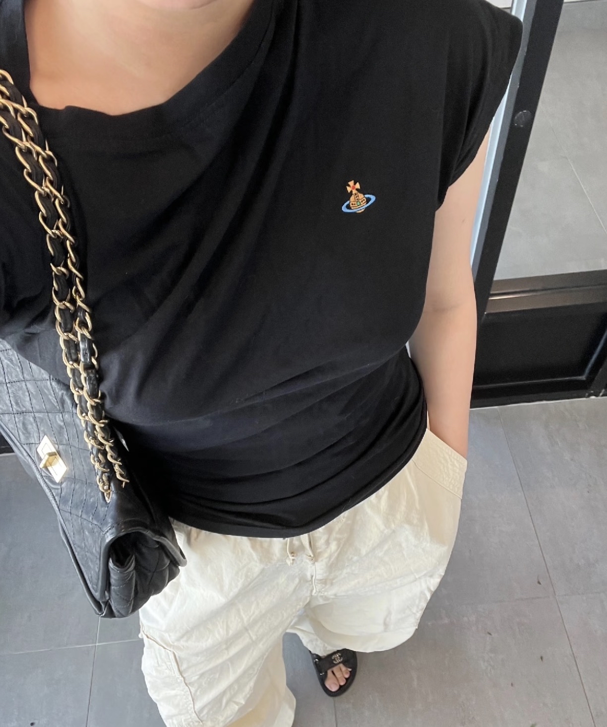 訂貨 ✈️ 折扣 Westwood 黑色不對稱 Tee Size XS/S/M/L