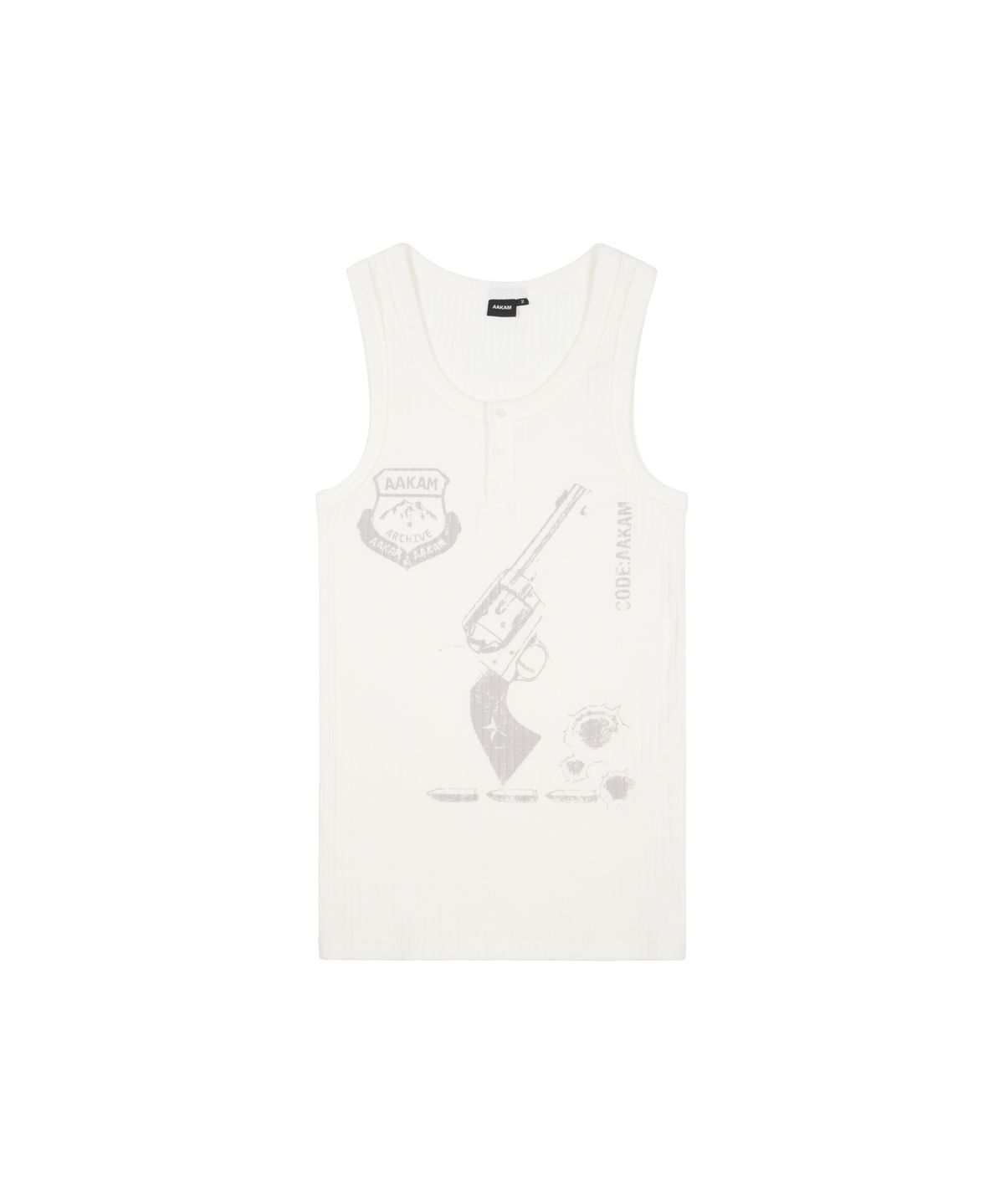 🇰🇷訂購｜AAKAM 26SS｜Pistol Sleeveless 2色 
