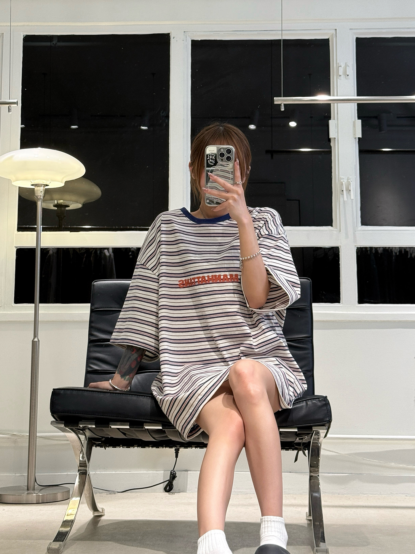 顏色超美🫧 𝐒𝐭𝐫𝐢𝐩𝐞𝐝 𝐨𝐯𝐞𝐫𝐬𝐢𝐳𝐞𝐝 𝐭𝐨𝐩