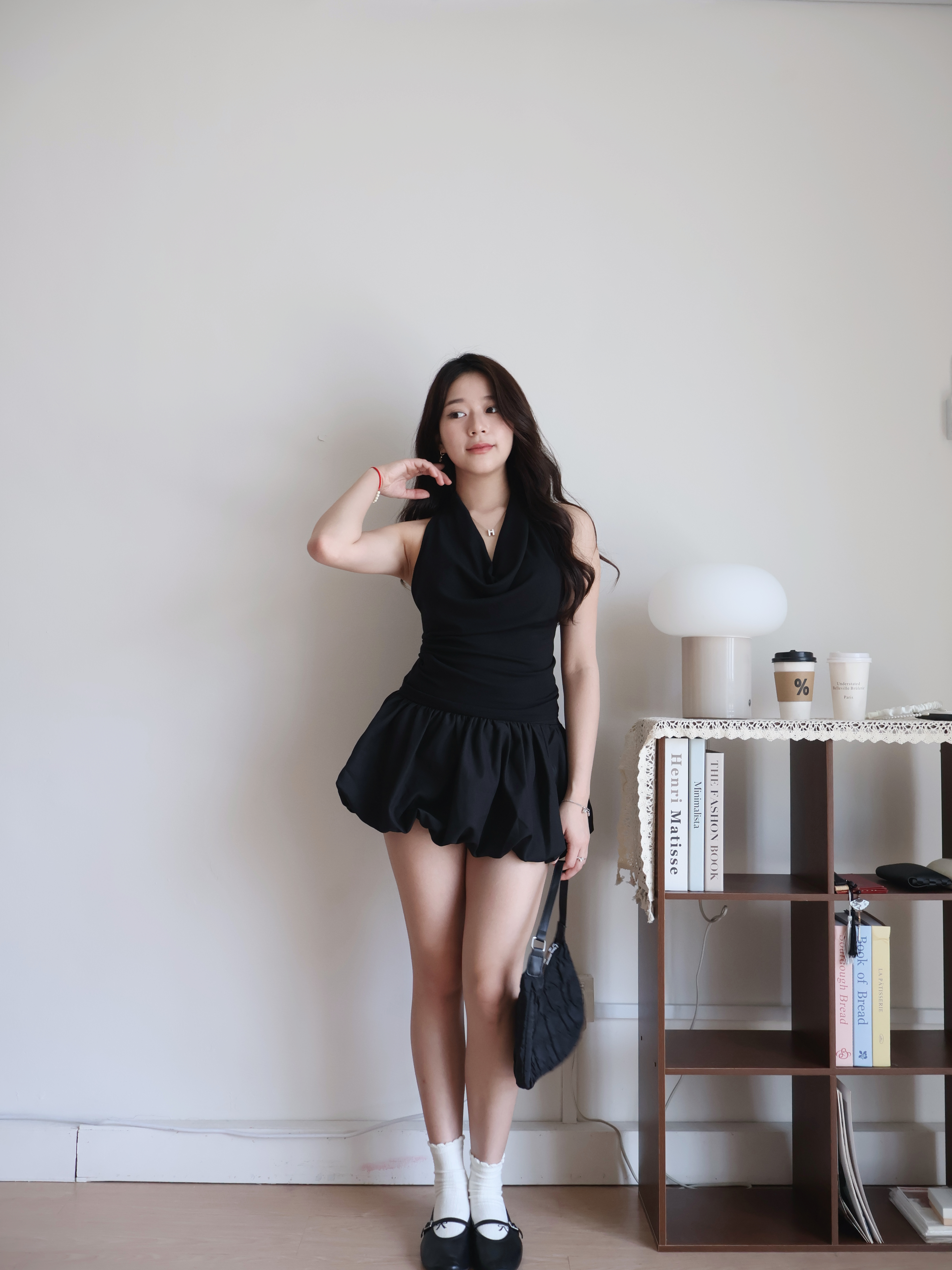 Millie Halter Top | Black