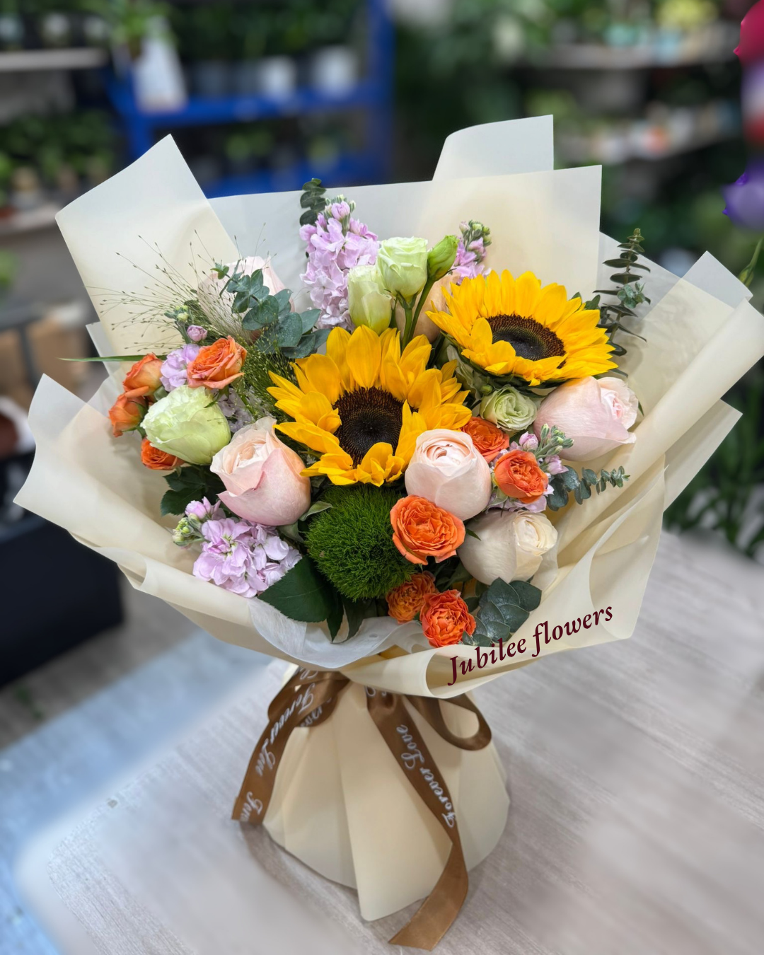 🌻向日葵玫瑰花束 