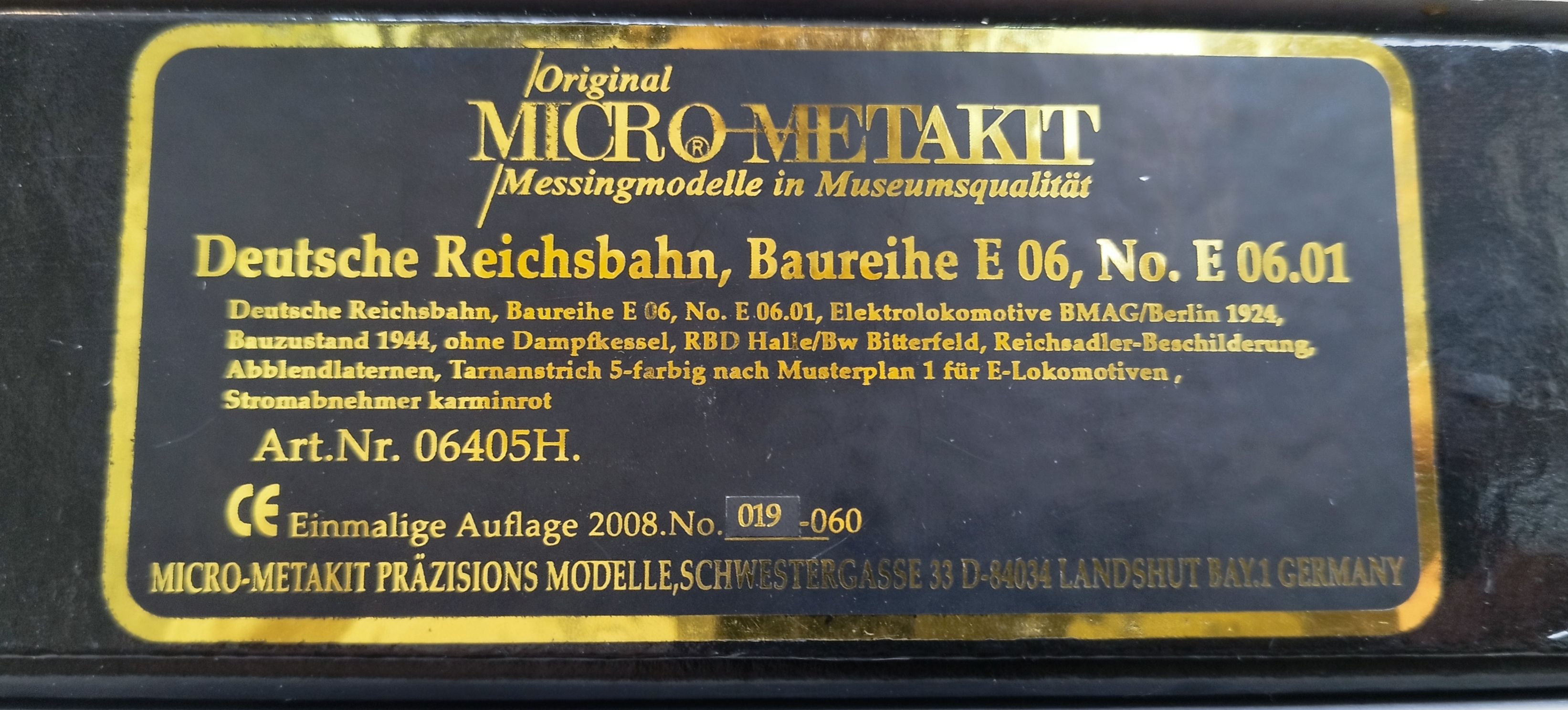 Micro Metakit Brass E06 in DRG camouflage version