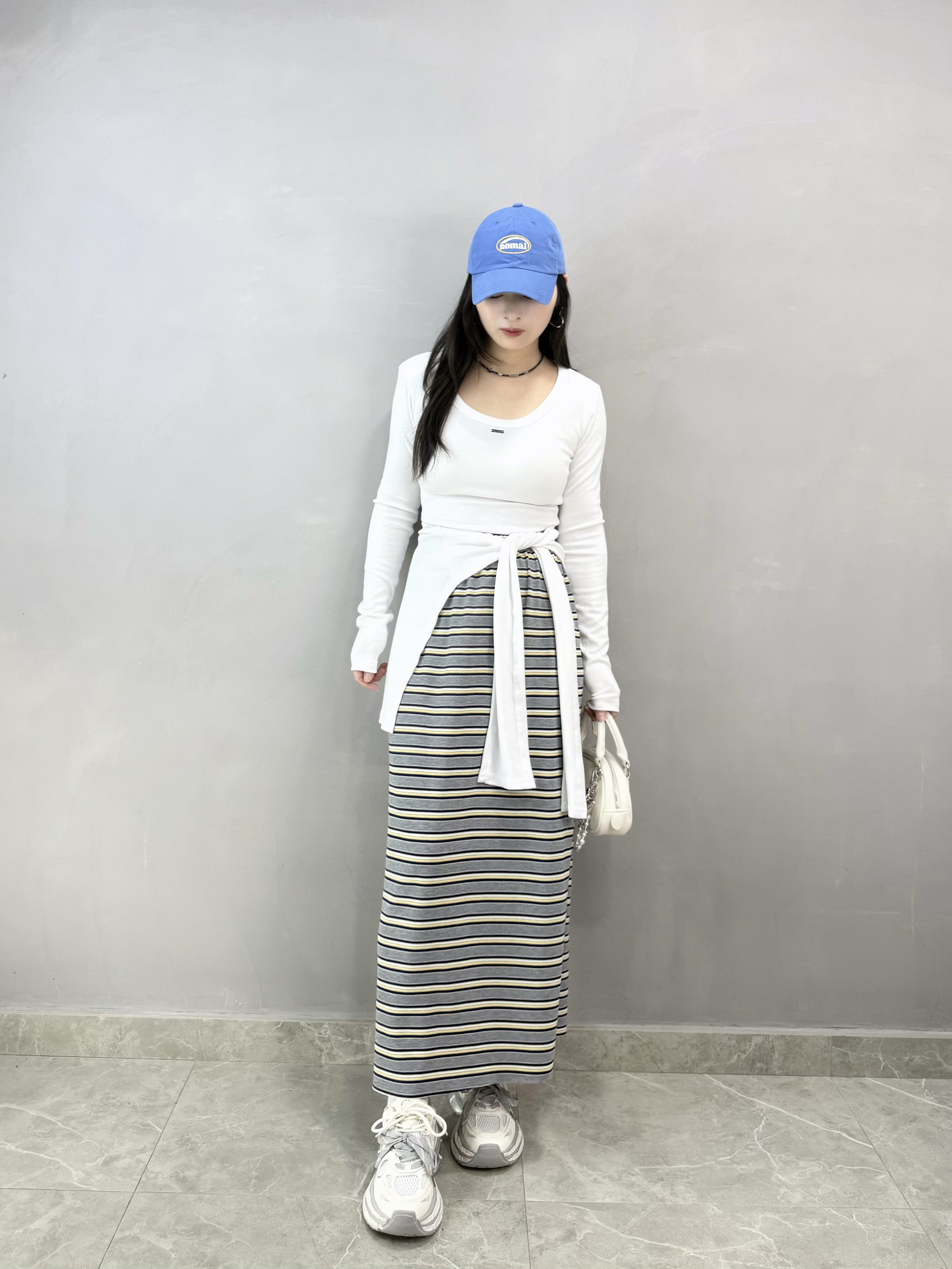 J67 車章U領Tee+披肩Set