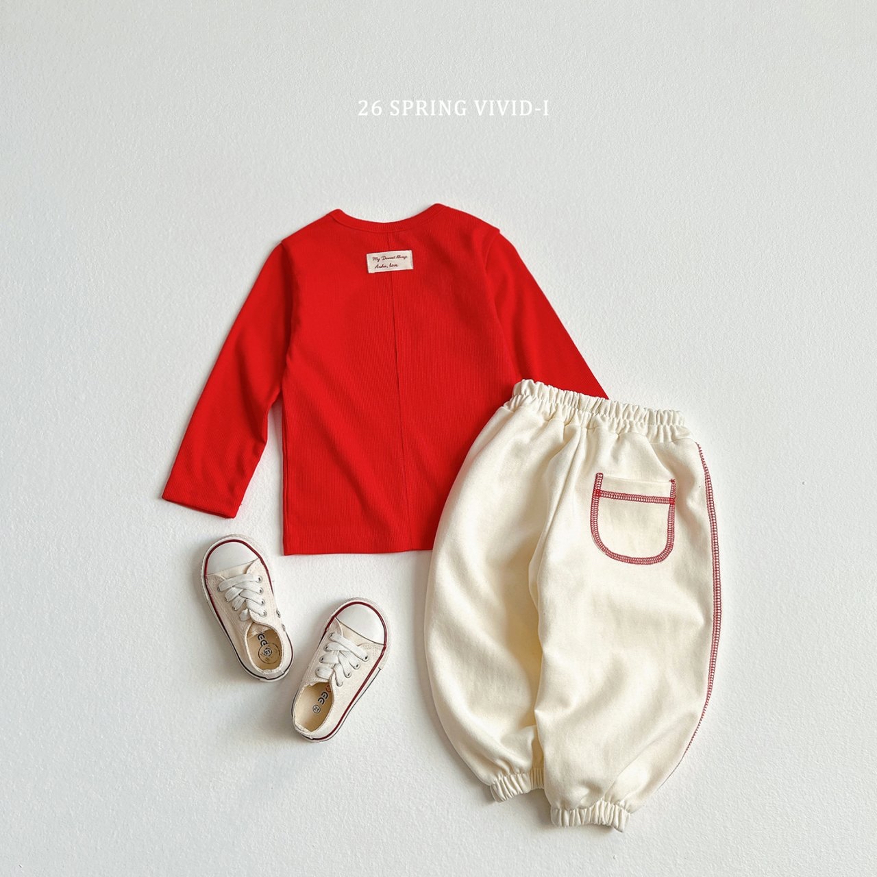 🌸預訂 韓國直送🌸🇰🇷VIVIDI四色日常純色長袖打底上衣