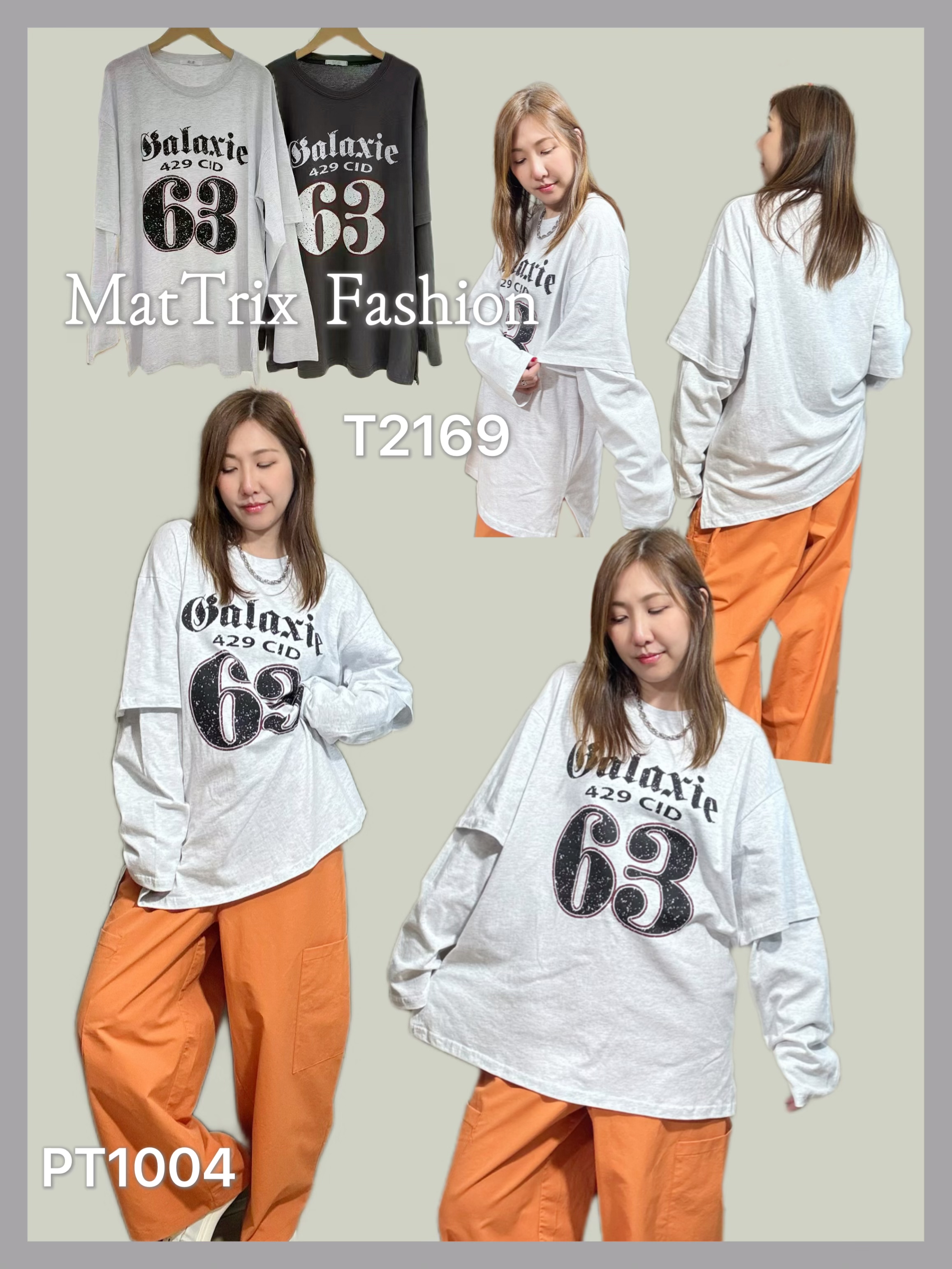 T2169/ 63號假兩件Tee  原價 $239