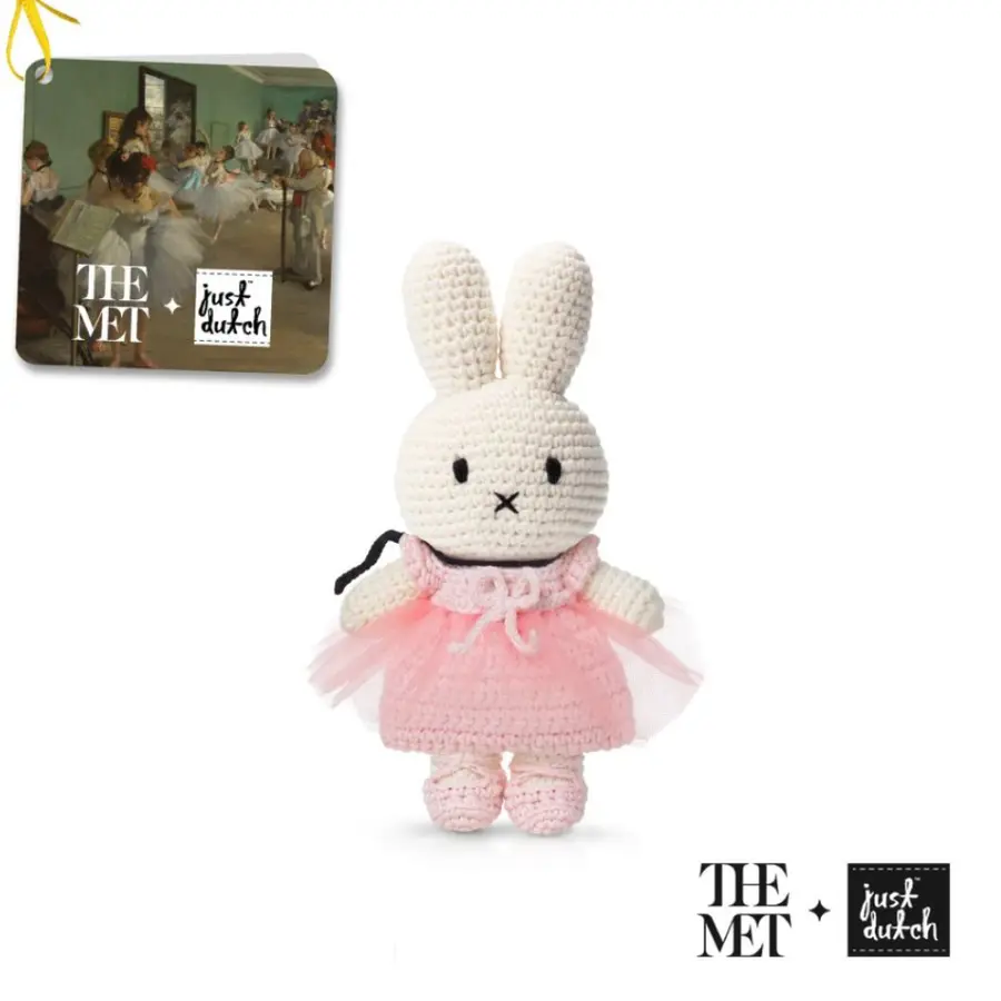 📦訂購 美國代購 荷蘭 Just Dutch 手工編織 米菲 Miffy 大都會藝術博物館 竇加的舞蹈教室 公仔