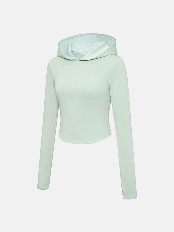  【防風韓系Hoodie】預購_Reflow Crop Hoodie by Grandeline