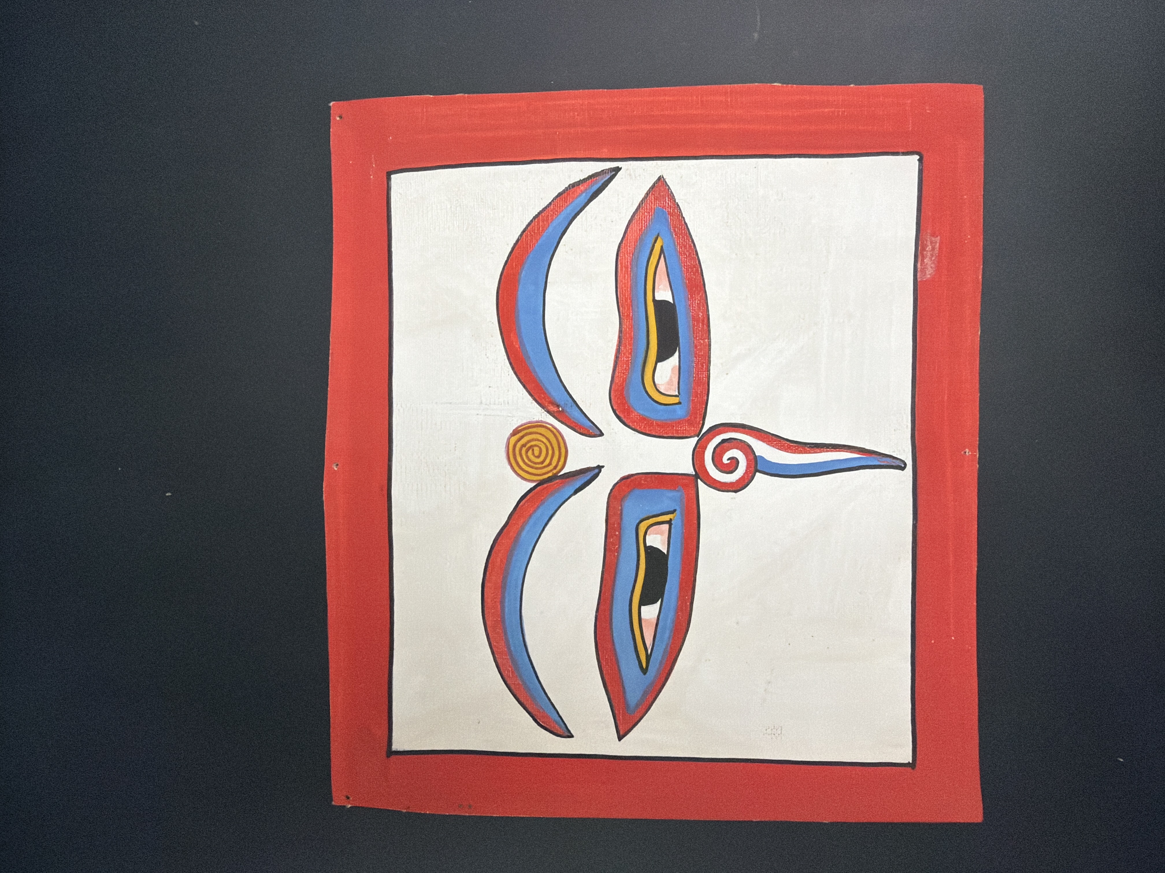 #3 尼泊爾（細）唐卡（佛眼）已加持大約12*12cm