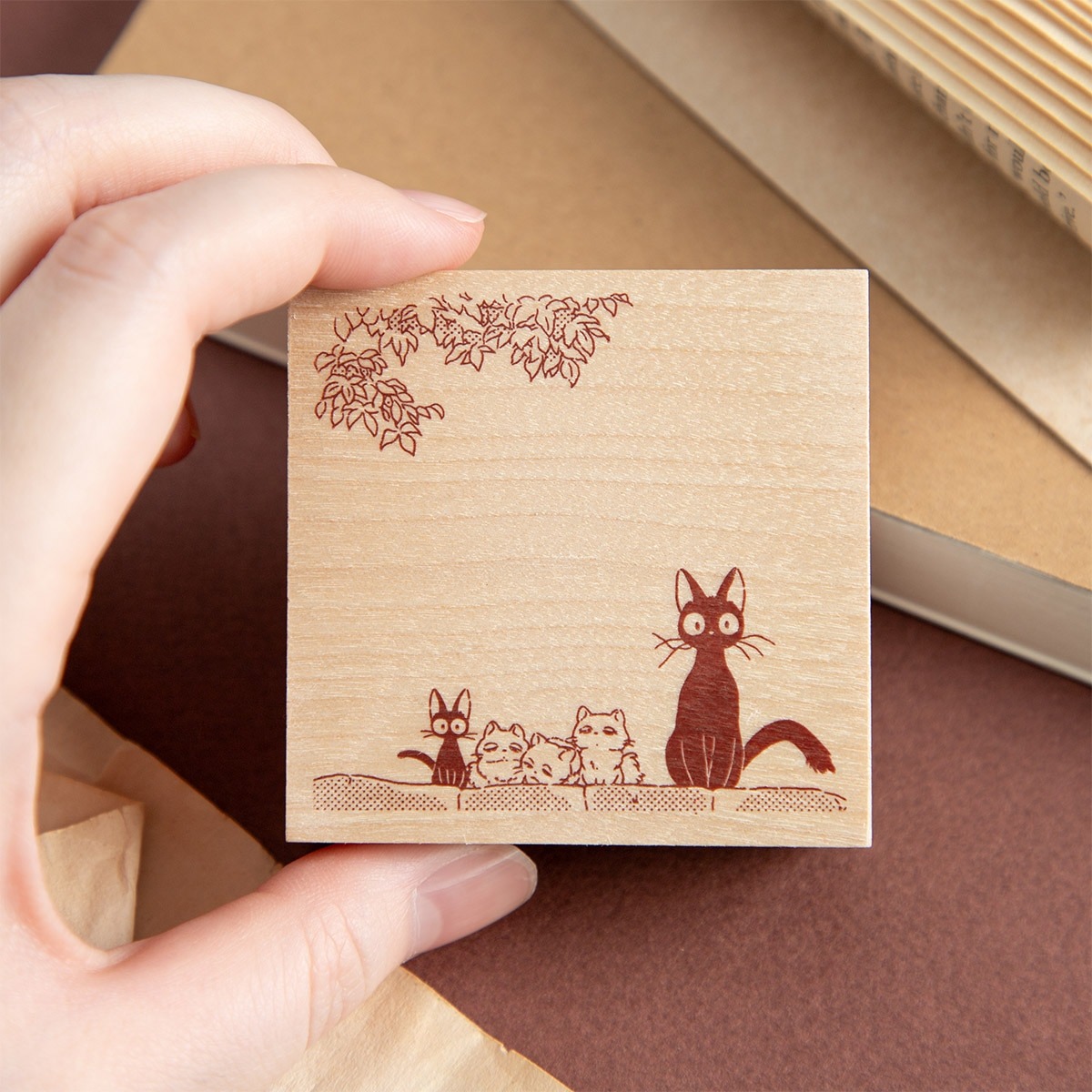 現貨｜魔女宅急便 Kiki's Delivery Service 宮崎駿 日版 Beverly 木製 印章 印仔 (TSW-193)