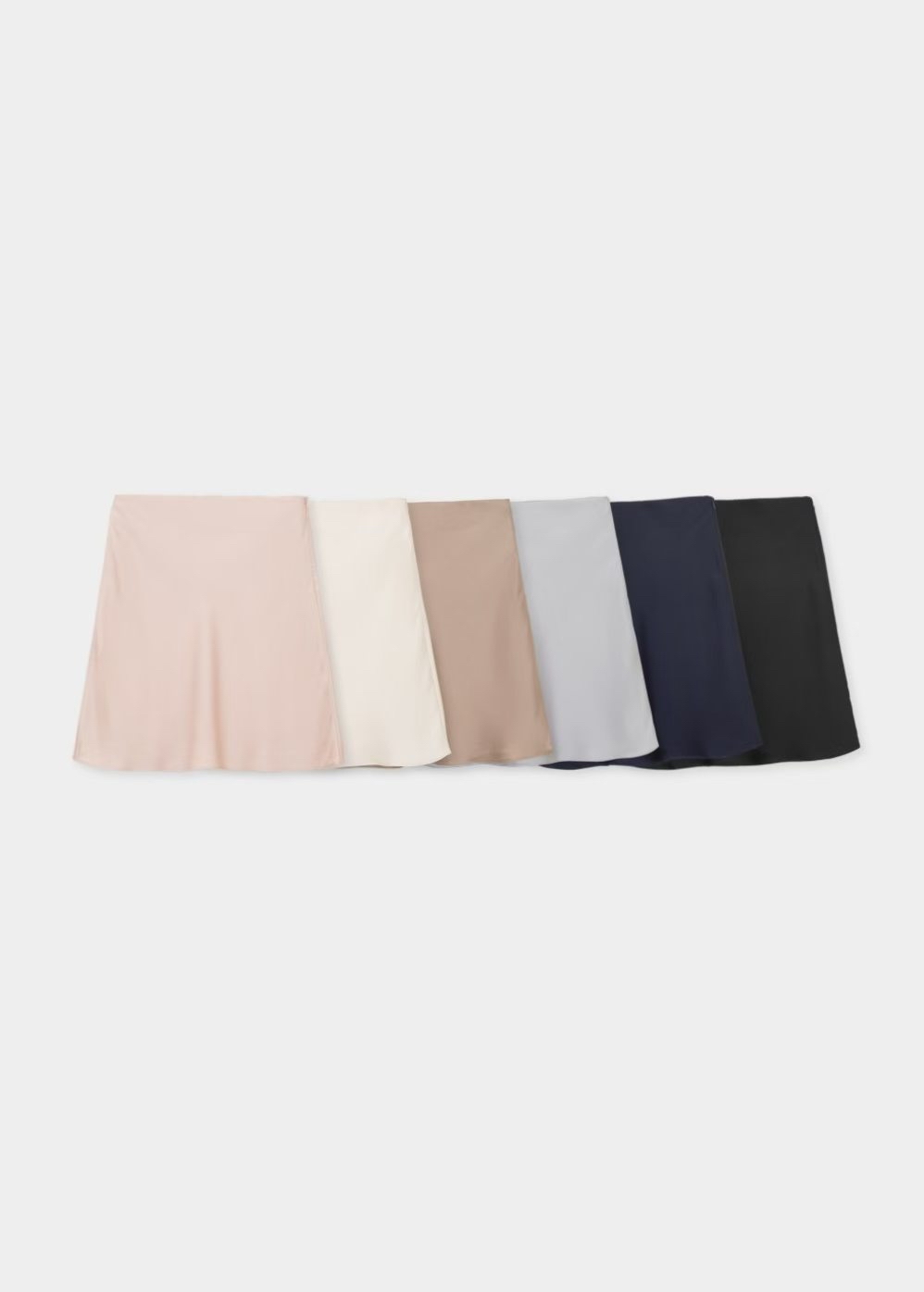 ♥︎ Serene Satin Midi Skirt