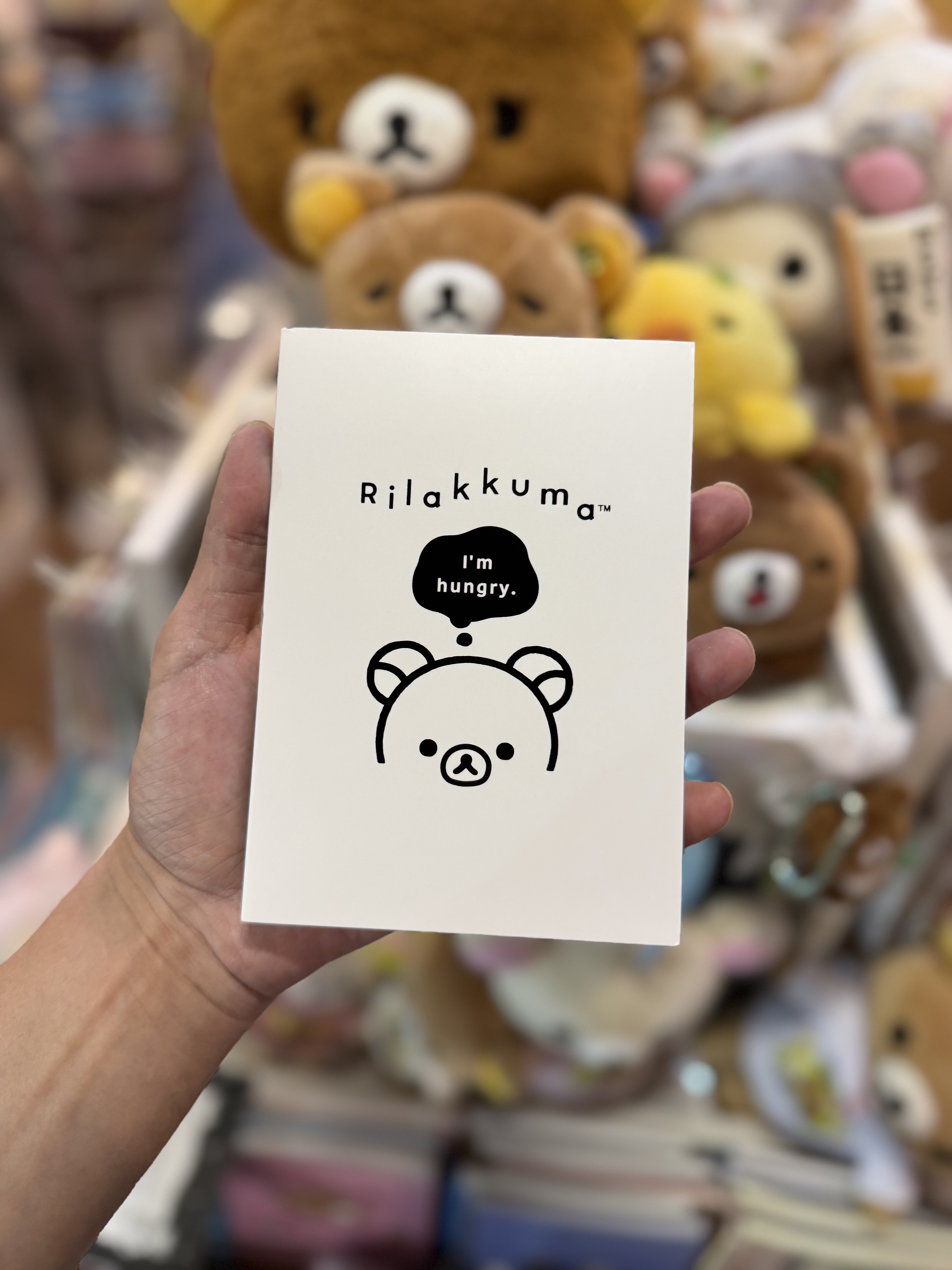 《現貨》全新Rilakkuma黑白造型memo簿