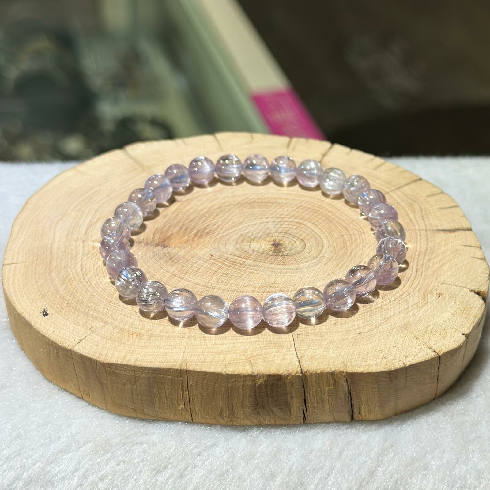 拉絲✨紫鋰輝手串 6.5 mm +/-