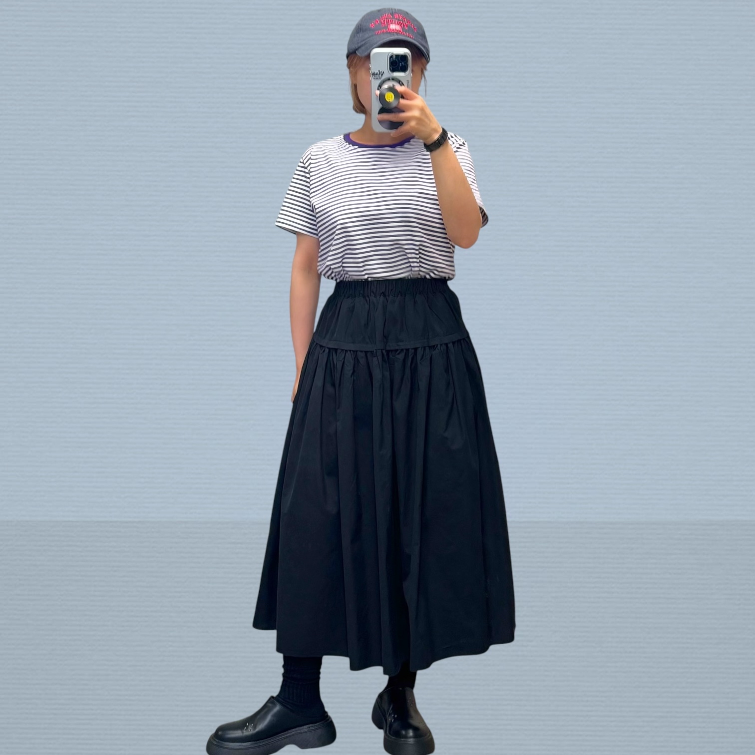 221246 橫間短Tee