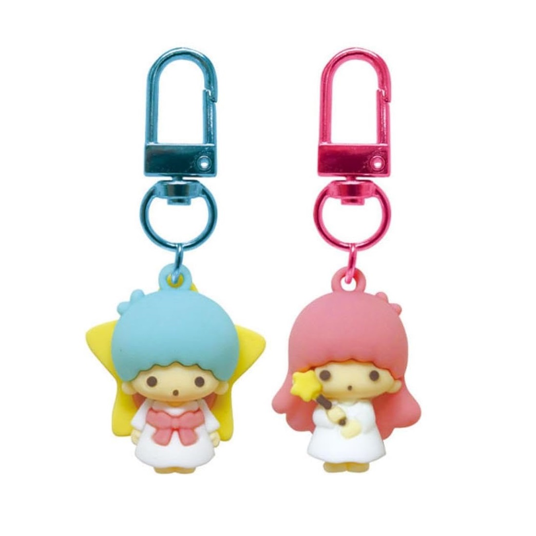現貨｜【一套兩個】Sanrio Little Twin Stars Kiki & Lala 日版 PVC 立體 吊飾鎖匙扣 (SAC-PK-TS)